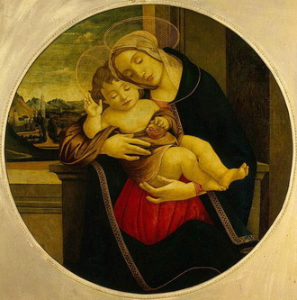 Тондо Мадонна с младенцем (Школа Боттичелли)